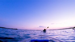 clear kayak tour